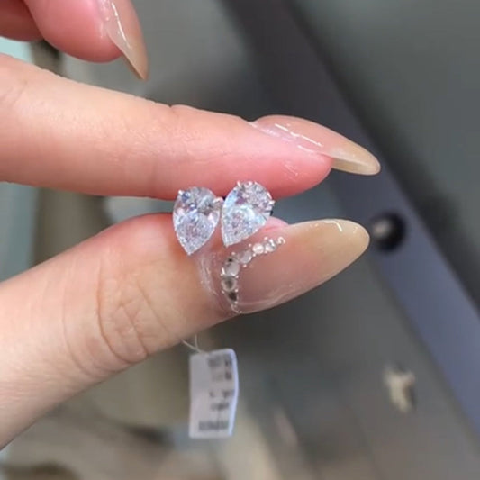 pear diamond earrings 